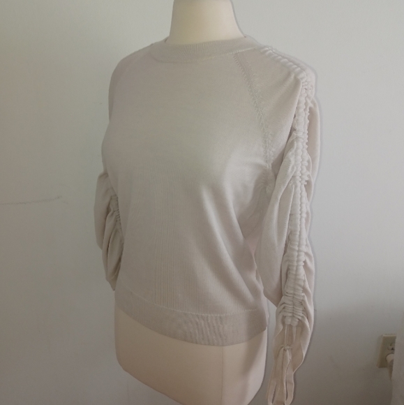 NWOT AllSaints "Eros Jumper - cream/pink" - Picture 6 of 10